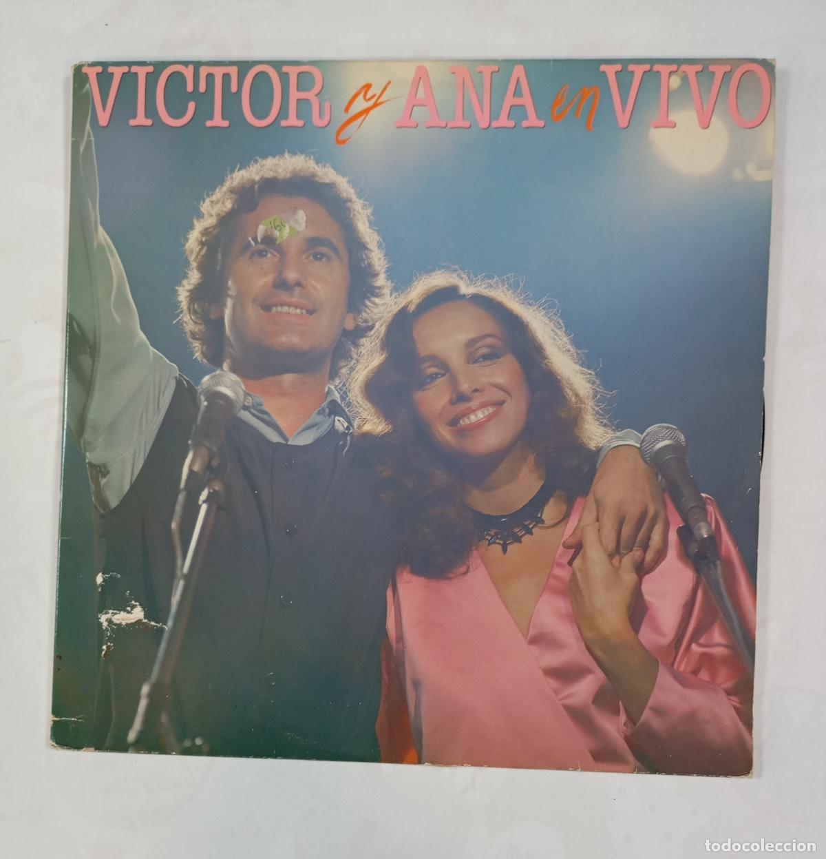 Disques de vinyle: V&Iacute;CTOR MANUEL Y ANA BEL&Eacute;N. V&iacute;ctor y Ana en vivo. DOBLE LP. TDKLP13