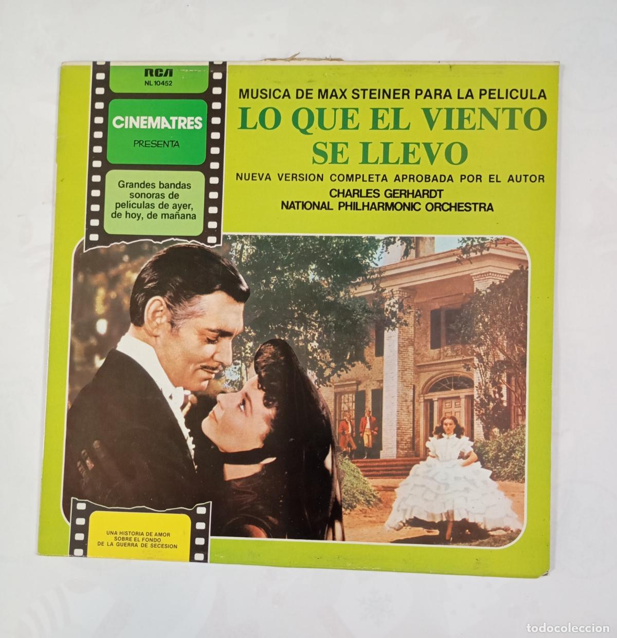 Discos de vinilo: MAX STEINER. Lo que el Viento se Llev&oacute;. LP. TDKDA86 - Foto 1