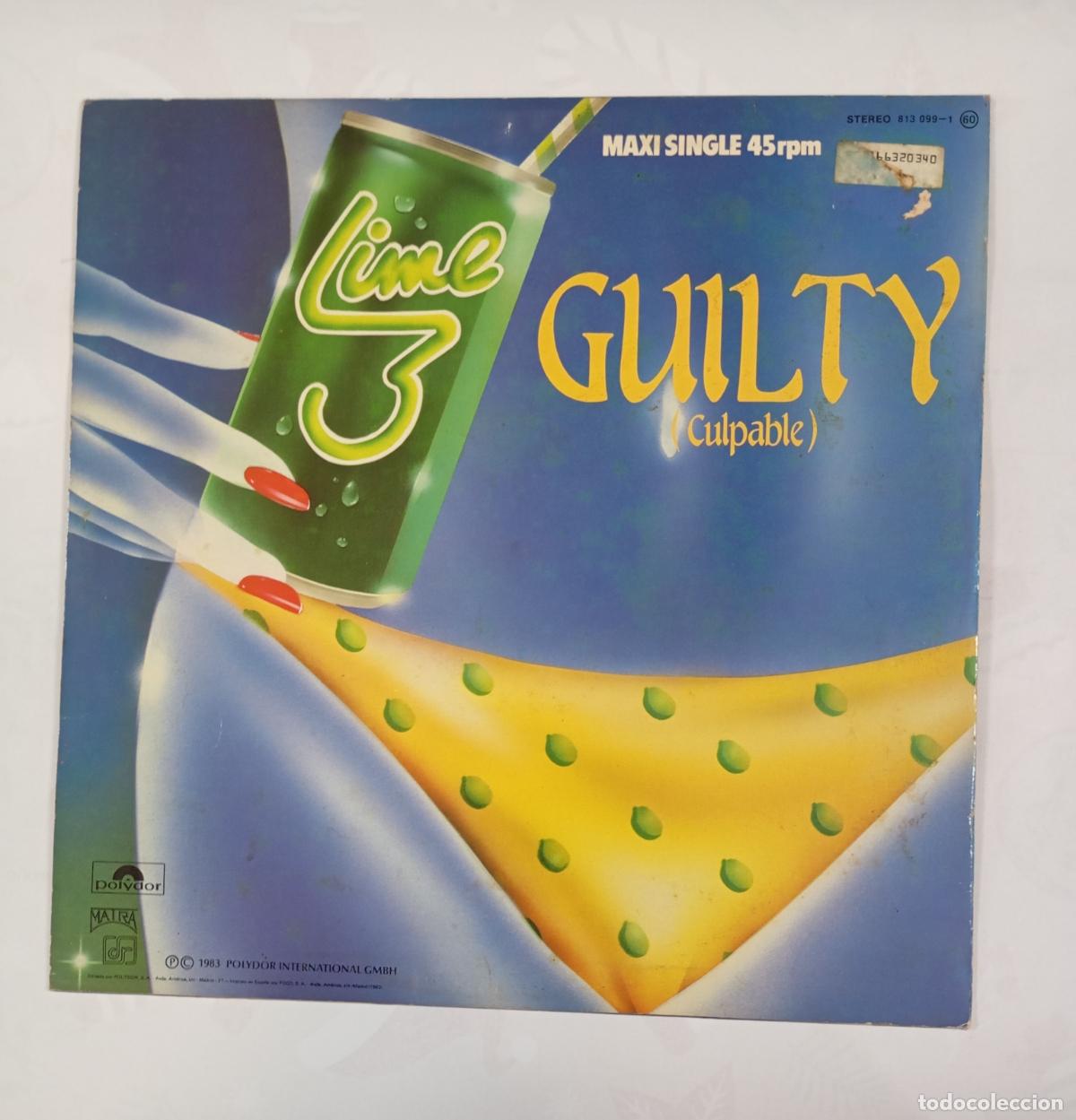 Discos de vinilo: LIME 3- GULTY (CULPABLE). MAXI-SINGLE. TDKDA86 - Foto 2