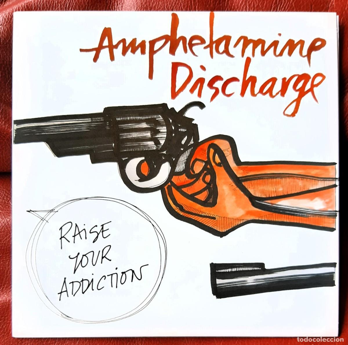 Discos de vinilo: AMPHETAMINE DISCHARGE - RAISE YOUR ADDICTION 7&rdquo; - Foto 1