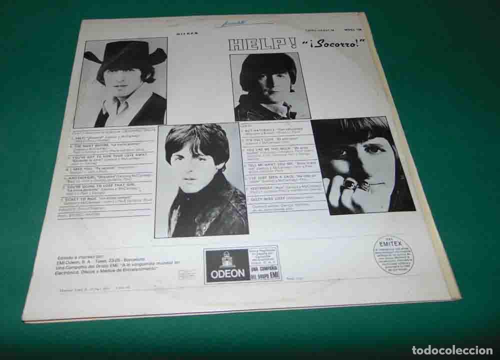 Discos de vinilo: THE BEATLES &lrm;&ndash; Help! Socorro - LP 1974 - Foto 2