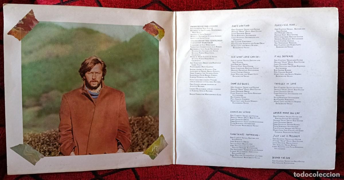 Discos de vinilo: ERIC CLAPTON ** Behind The Sun ** VINILO LP 1985 - Foto 6