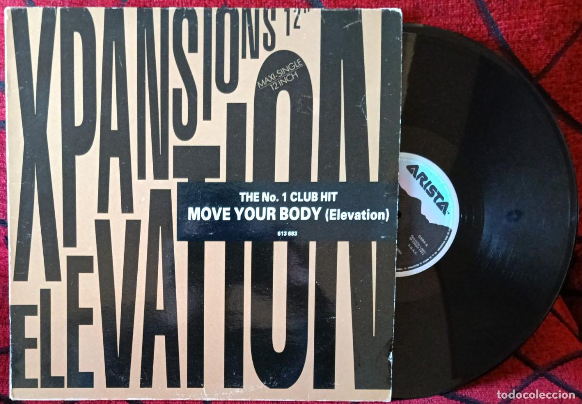 Discos de vinilo: XPANSIONS ** Move Your Body (Elevation) ** MAXI SINGLE VINILO 1991 - Foto 1