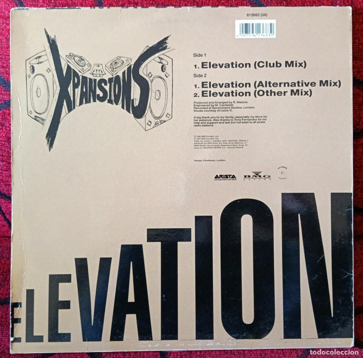 Discos de vinilo: XPANSIONS ** Move Your Body (Elevation) ** MAXI SINGLE VINILO 1991 - Foto 2