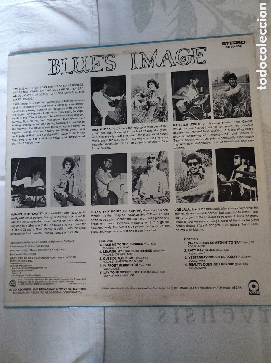 Discos de vinilo: BLUES IMAGE - BLUES IMAGE - Foto 2