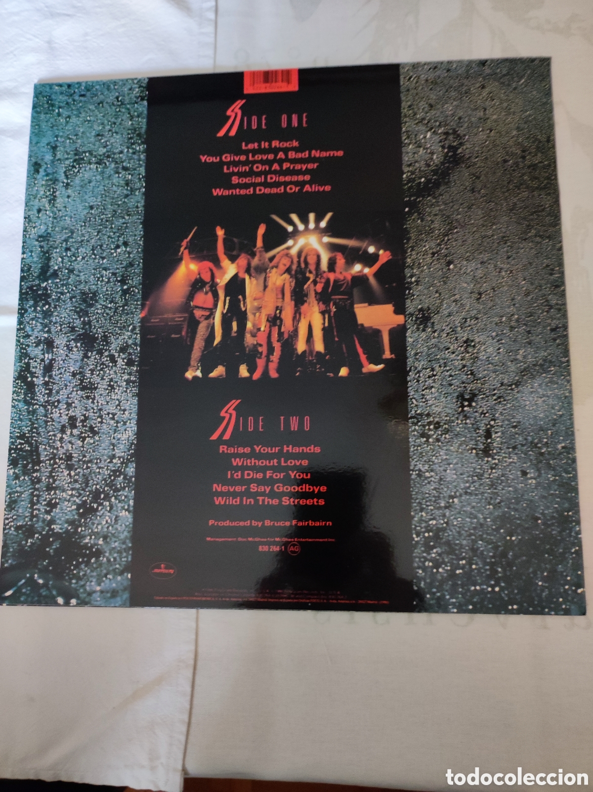 Discos de vinilo: BON JOVI - SLIPPERY WHEN WET - Foto 2