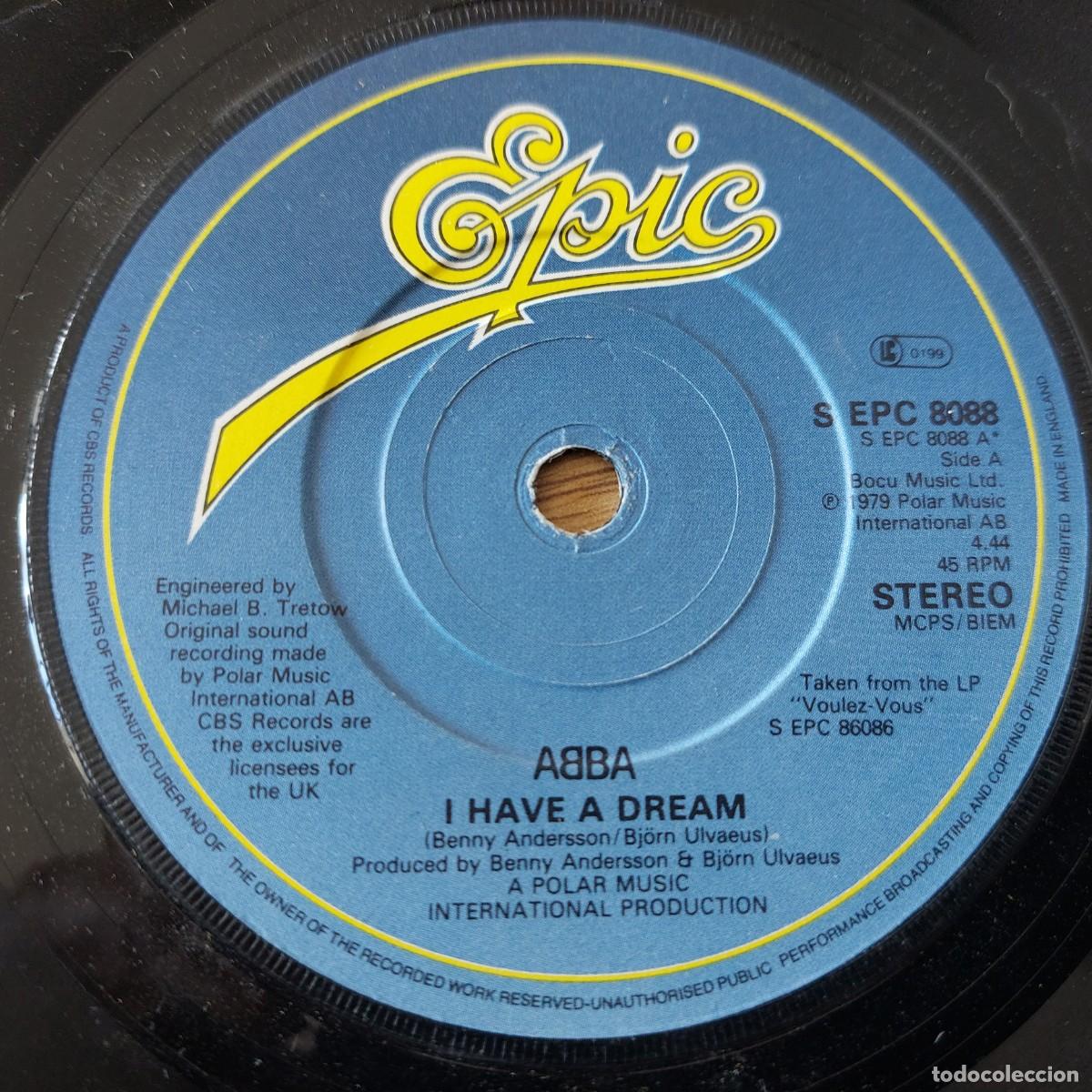 Discos de vinilo: Single - ABBA - I HAVE A DREAM - Foto 1
