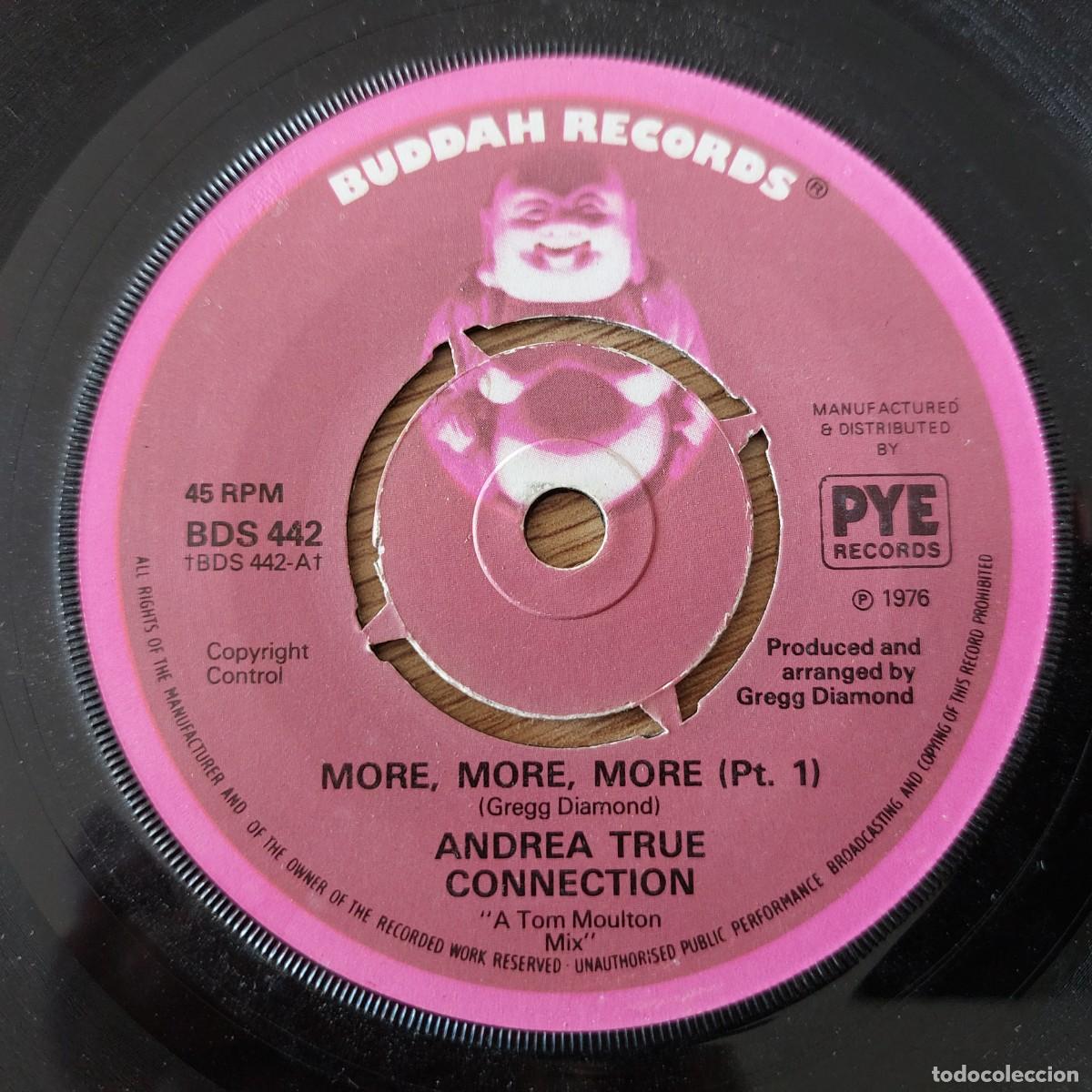 Discos de vinilo: Single - ANDREA TRUE CONNECTION - MORE, MORE, MORE - Foto 1