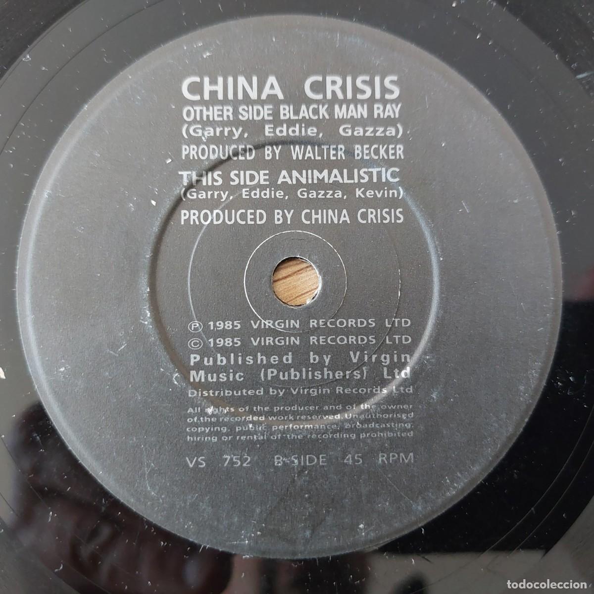 Discos de vinilo: Single - CHINA CRISIS - OTHER SIDE BLACK MAN RAY - Foto 1