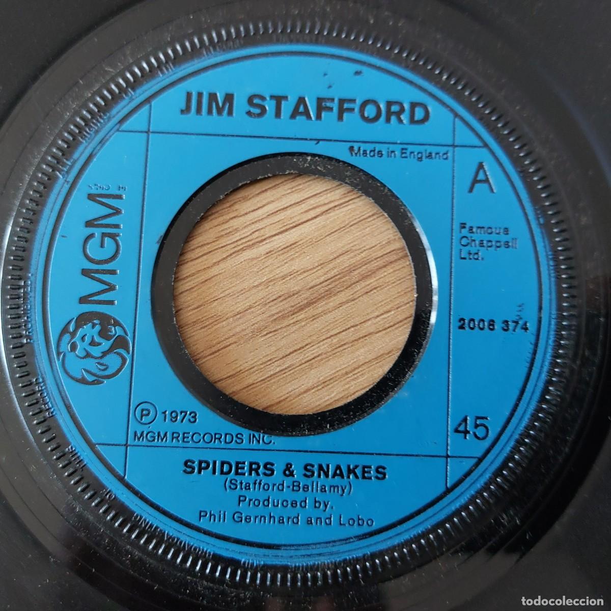 Discos de vinilo: Single - JIM STAFFORD - SPIDERS & SNAKES - Foto 1