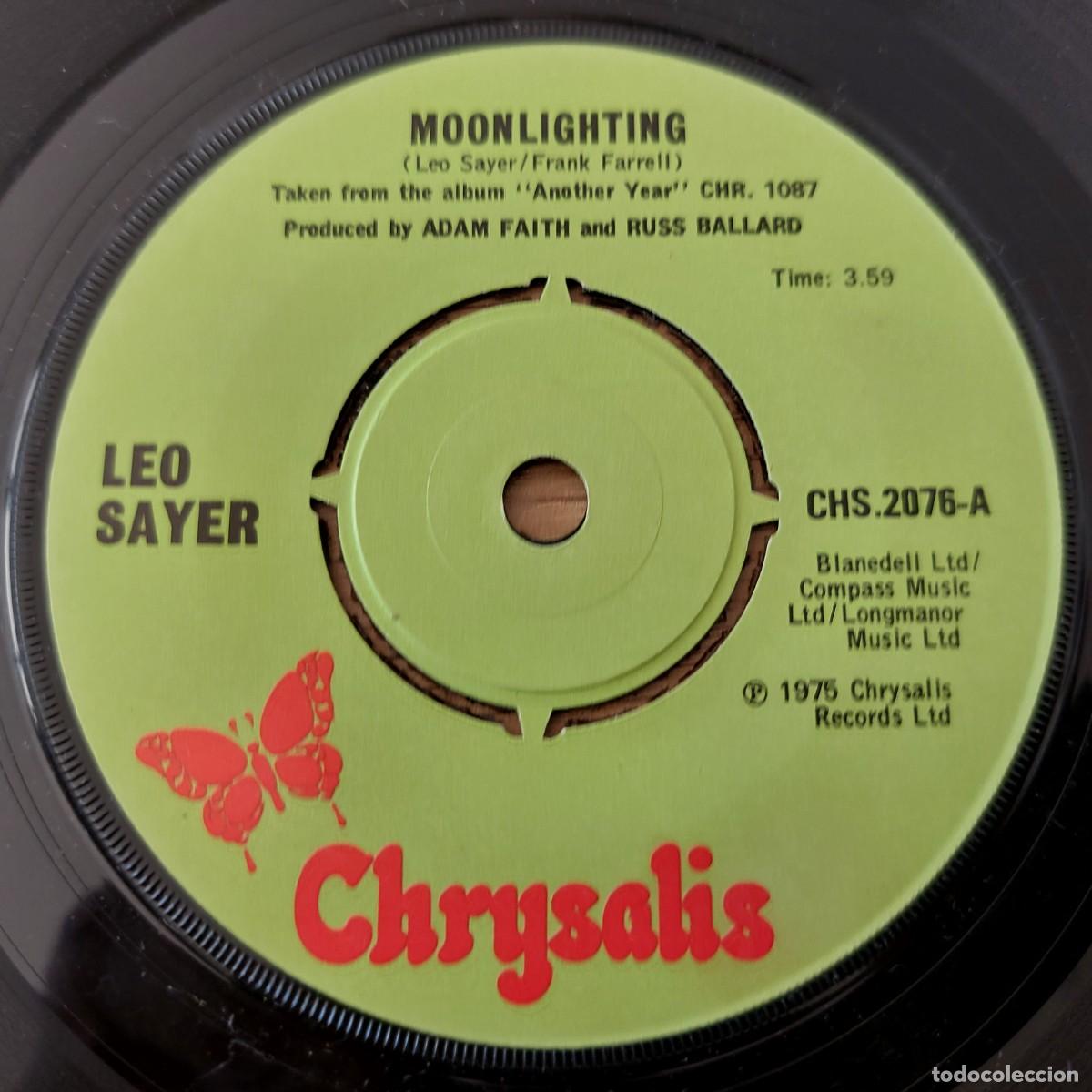 Discos de vinilo: Single - LEO SAYER - MOONLIGHTING - Foto 1