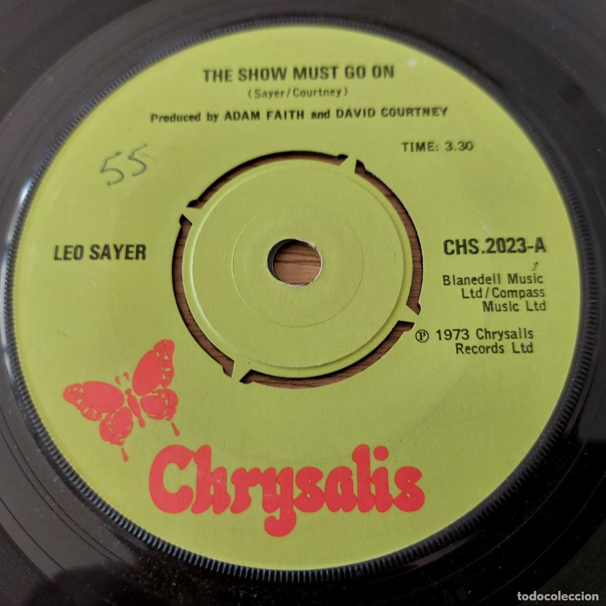 Discos de vinilo: Single - LEO SAYER -THE SHOW MUST GO ON - Foto 1