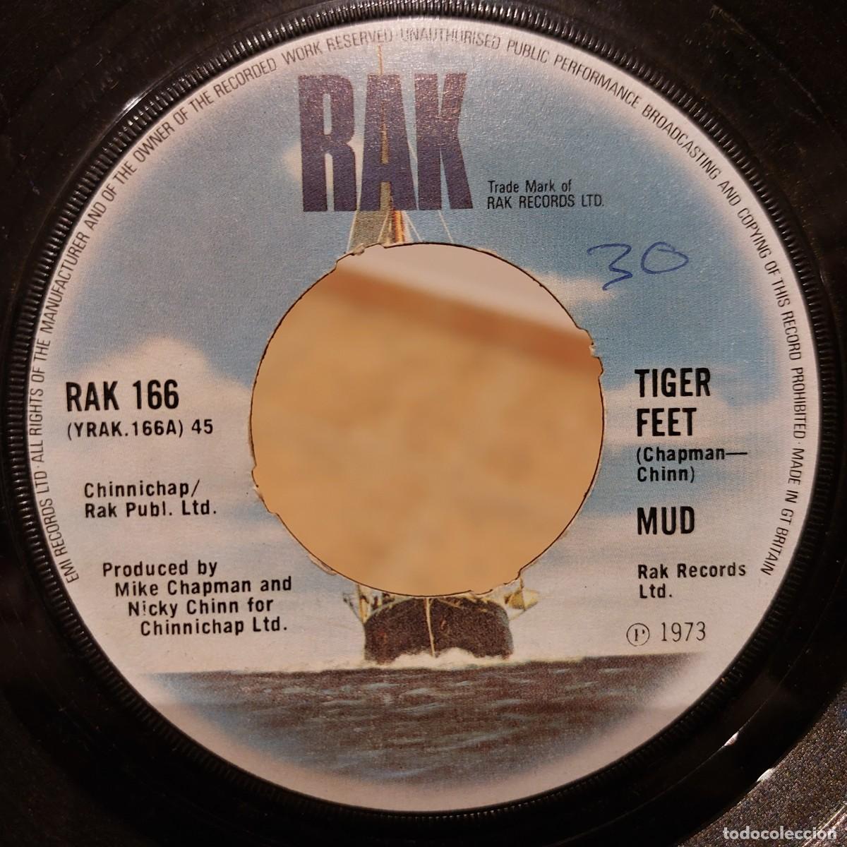 Discos de vinilo: Single - MUD - TIGER FEET - Foto 1