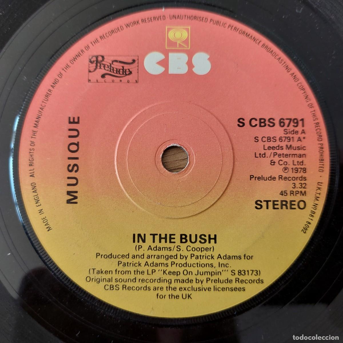 Discos de vinilo: Single - MUSIQUE - IN THE BUSH - Foto 1