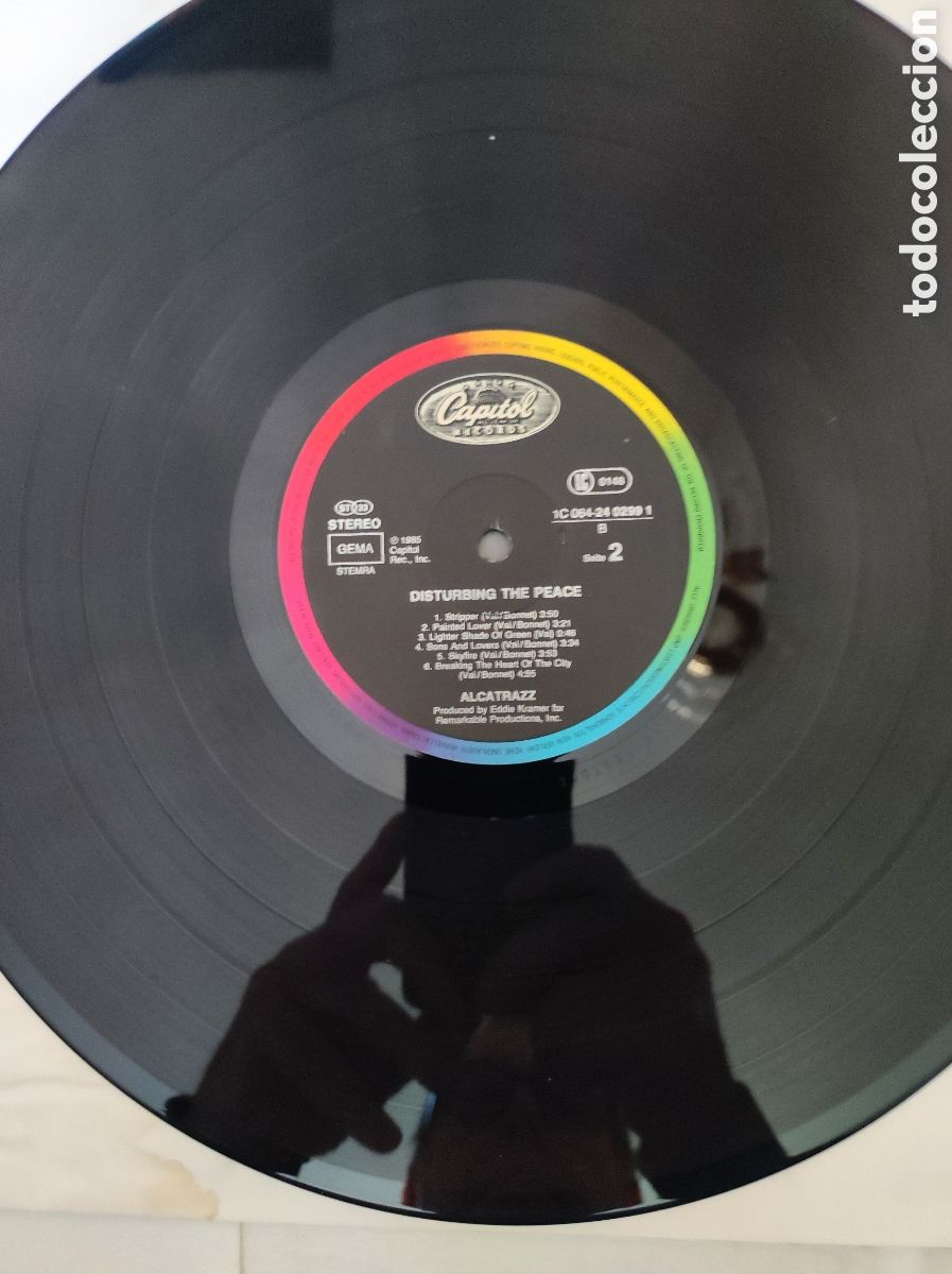 Discos de vinilo: ALCATRAZZ - DISTURBING THE PEACE - Foto 4