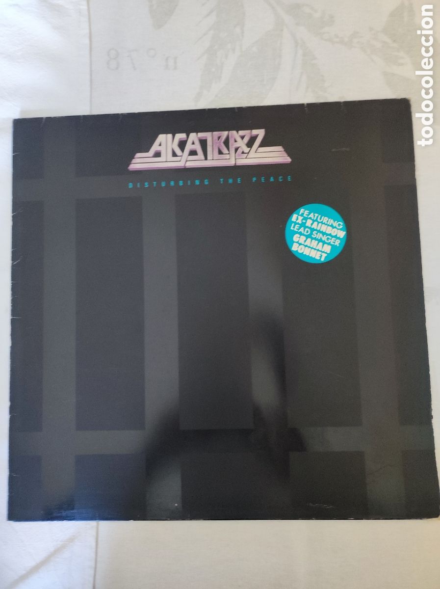 Discos de vinilo: ALCATRAZZ - DISTURBING THE PEACE - Foto 1