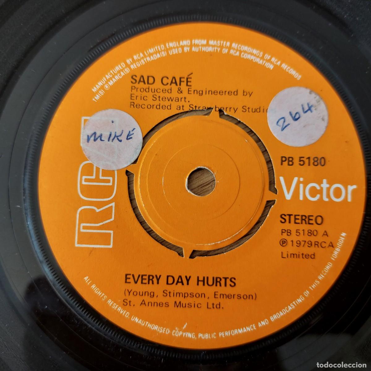 Discos de vinilo: Single - SAD CAFE - EVERY DAY HUTS - Foto 1