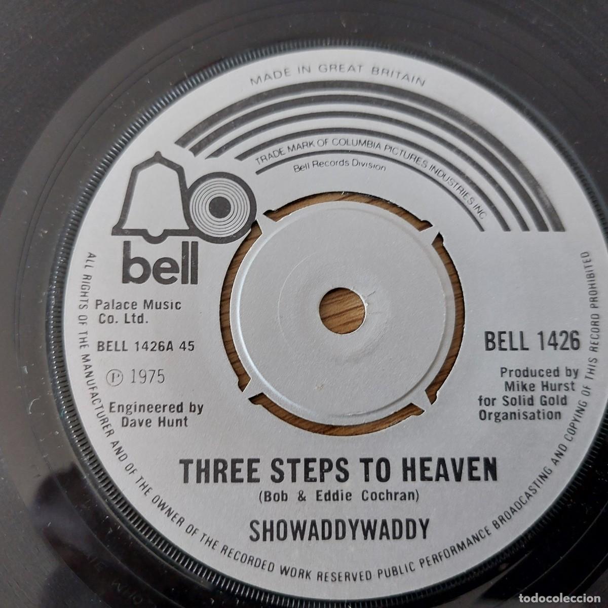 Discos de vinilo: Single - SHOWADDYWADDY - THREE STEPS TO HEAVEN - Foto 1