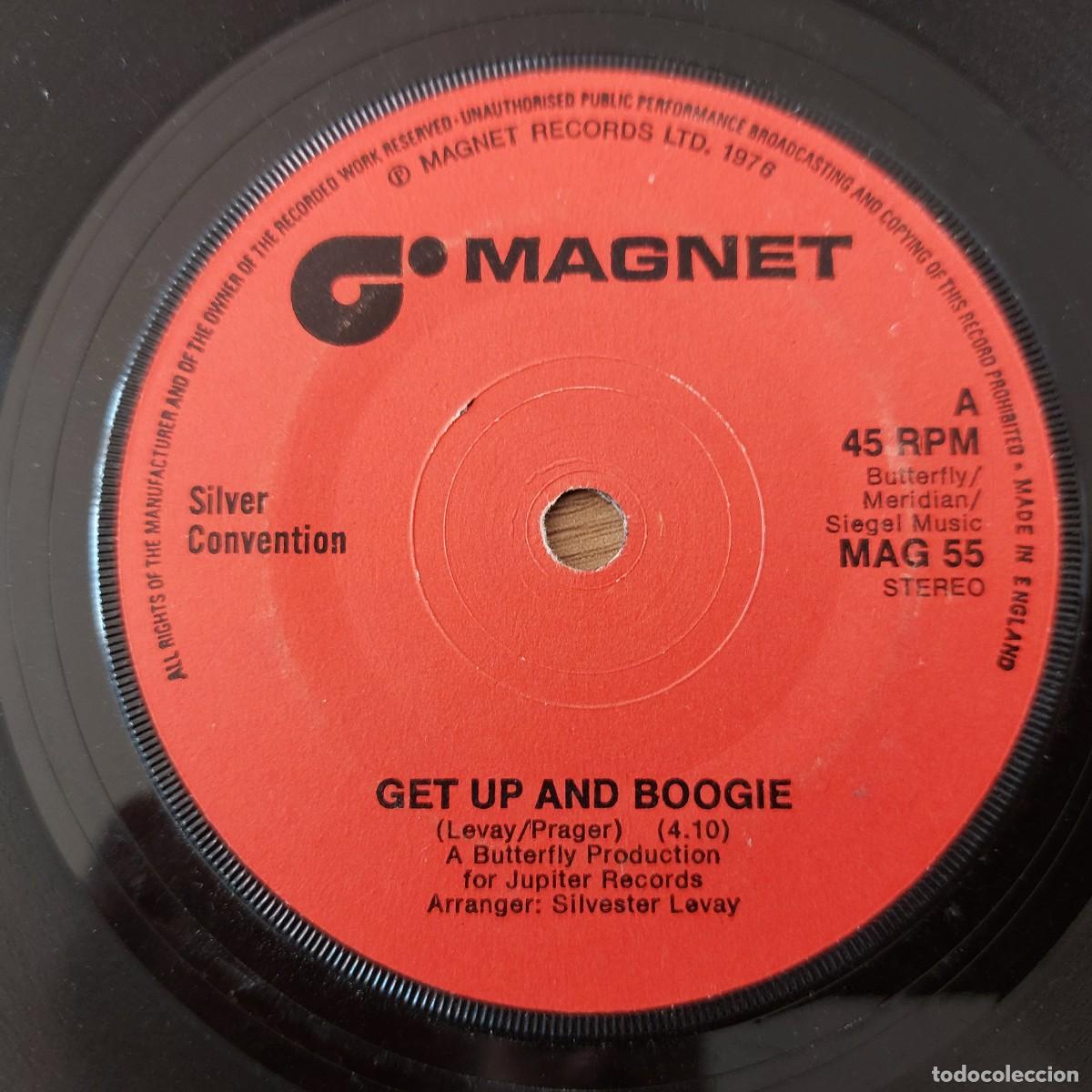 Discos de vinilo: Single - SILVER CONVENTION - GET UP AND BOOGIE - Foto 1
