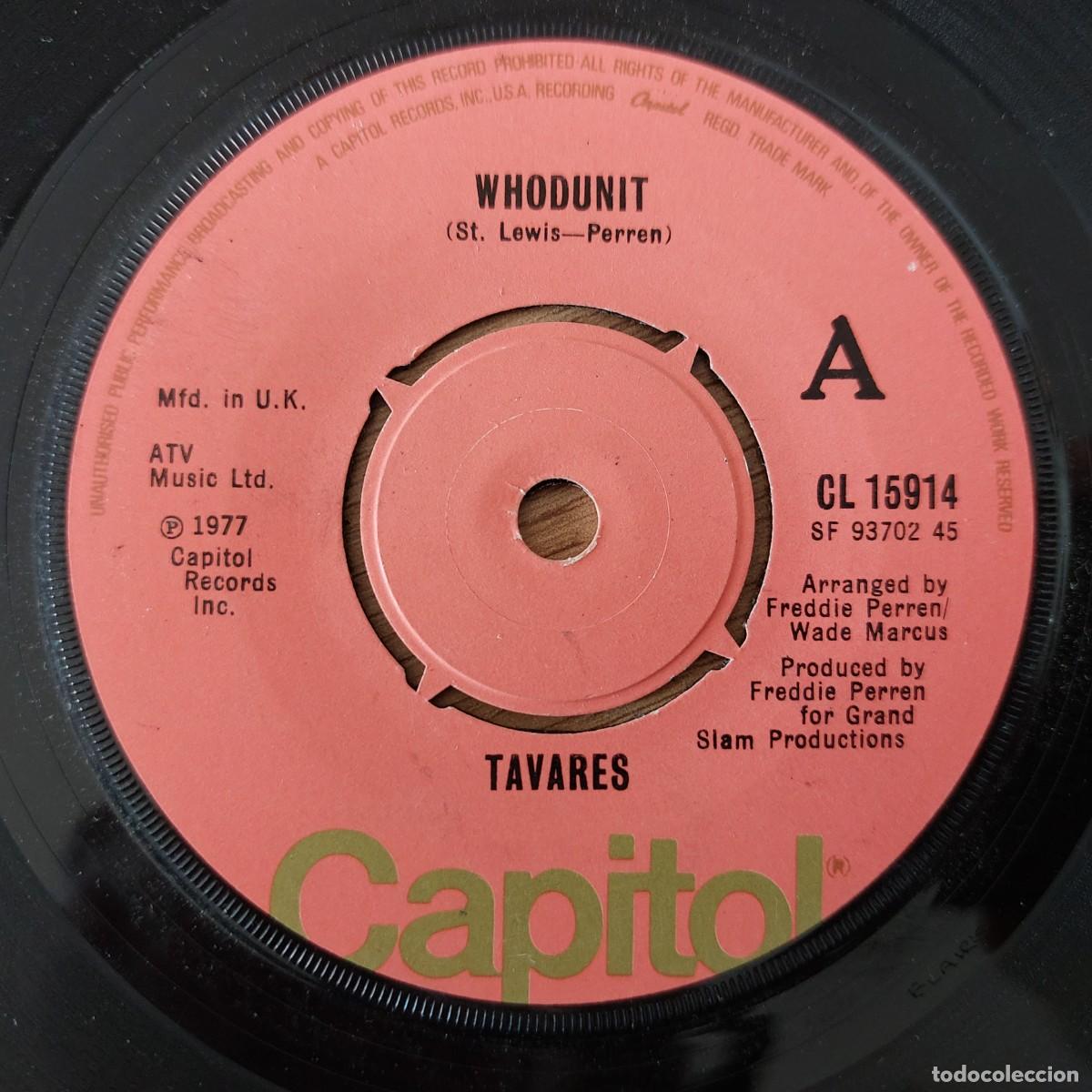 Discos de vinilo: Single - TAVARES - WHODUNIT - Foto 1