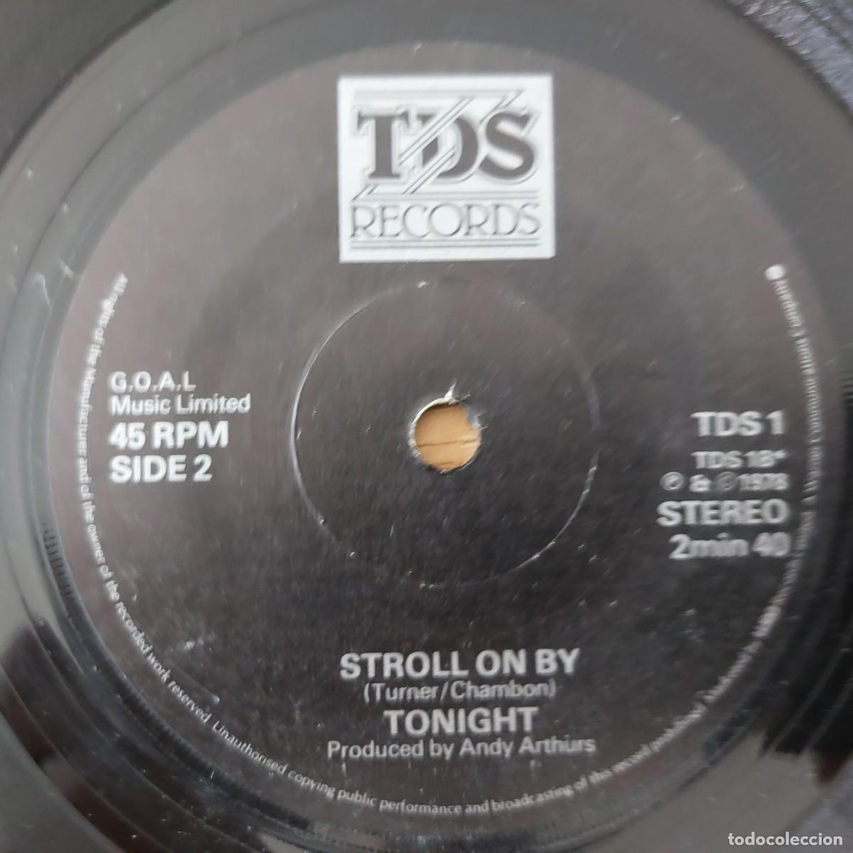 Discos de vinilo: Single - TONIGHT - STROLL ON BY - Foto 1