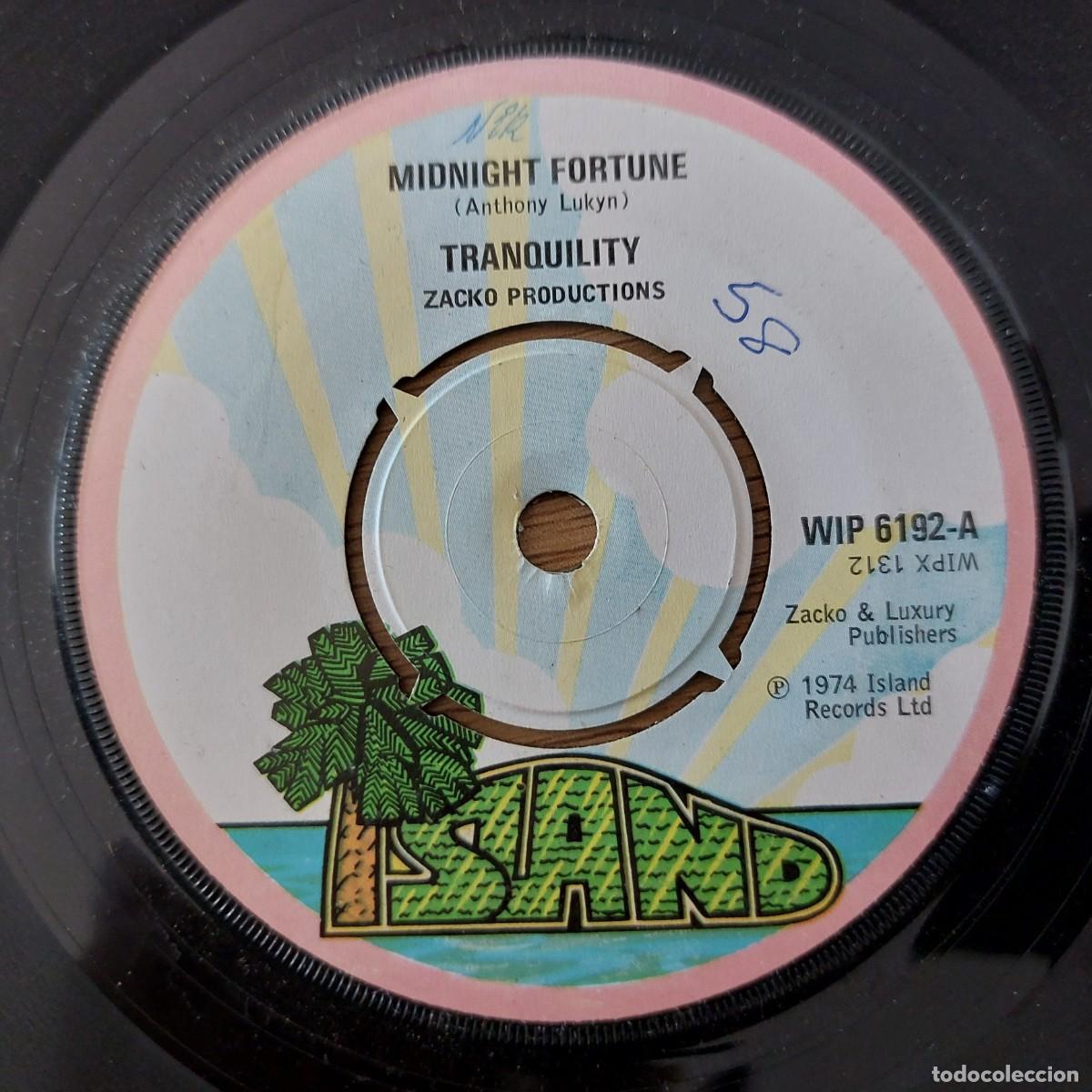 Discos de vinilo: Single - TRANQUILITY - MIDNIGHT FORTUNE - Foto 1