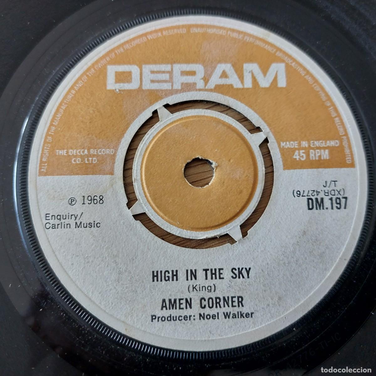 Discos de vinilo: Single - AMEN CORNER - HIGH IN THE SKY - Foto 1