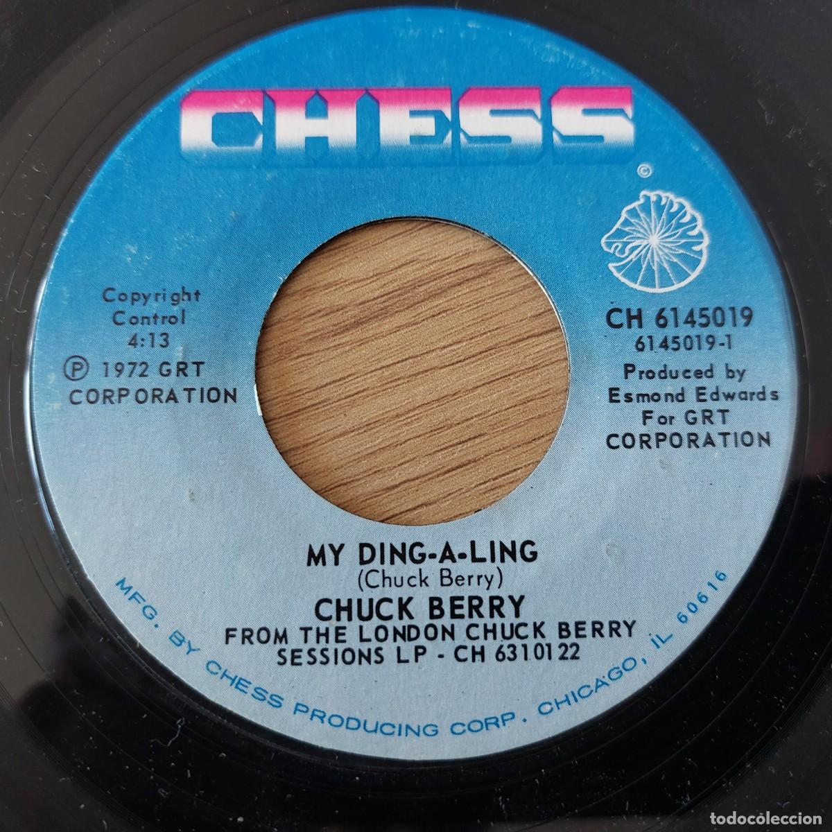 Discos de vinilo: Single - CHUCK BERRY - MY DING-A-LING - Foto 1