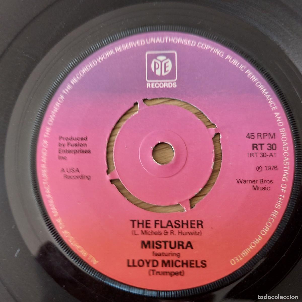Discos de vinilo: Single - LLOYD MICHELS - MISTURA - THE FLASHER - Foto 1