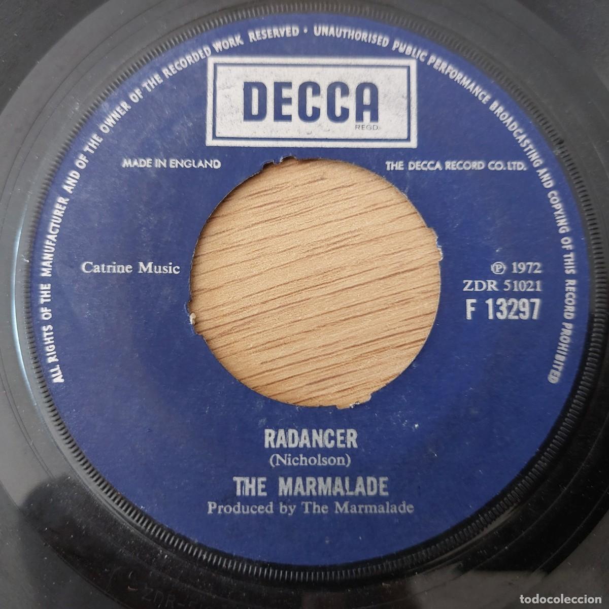 Discos de vinilo: Single - THE MARMALADE - RADANCER - Foto 1