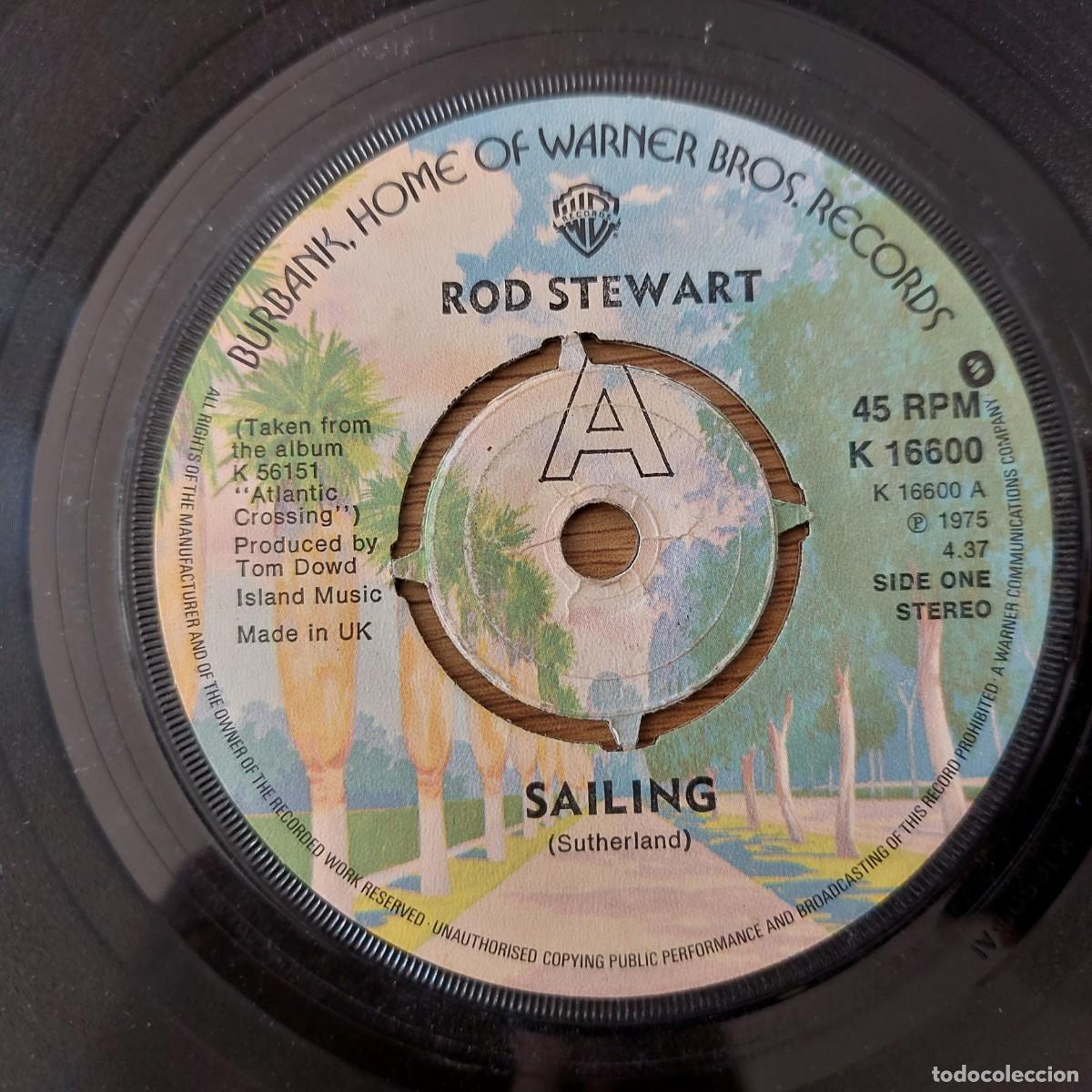Discos de vinilo: Single - ROD STEWART - SAILING - Foto 1