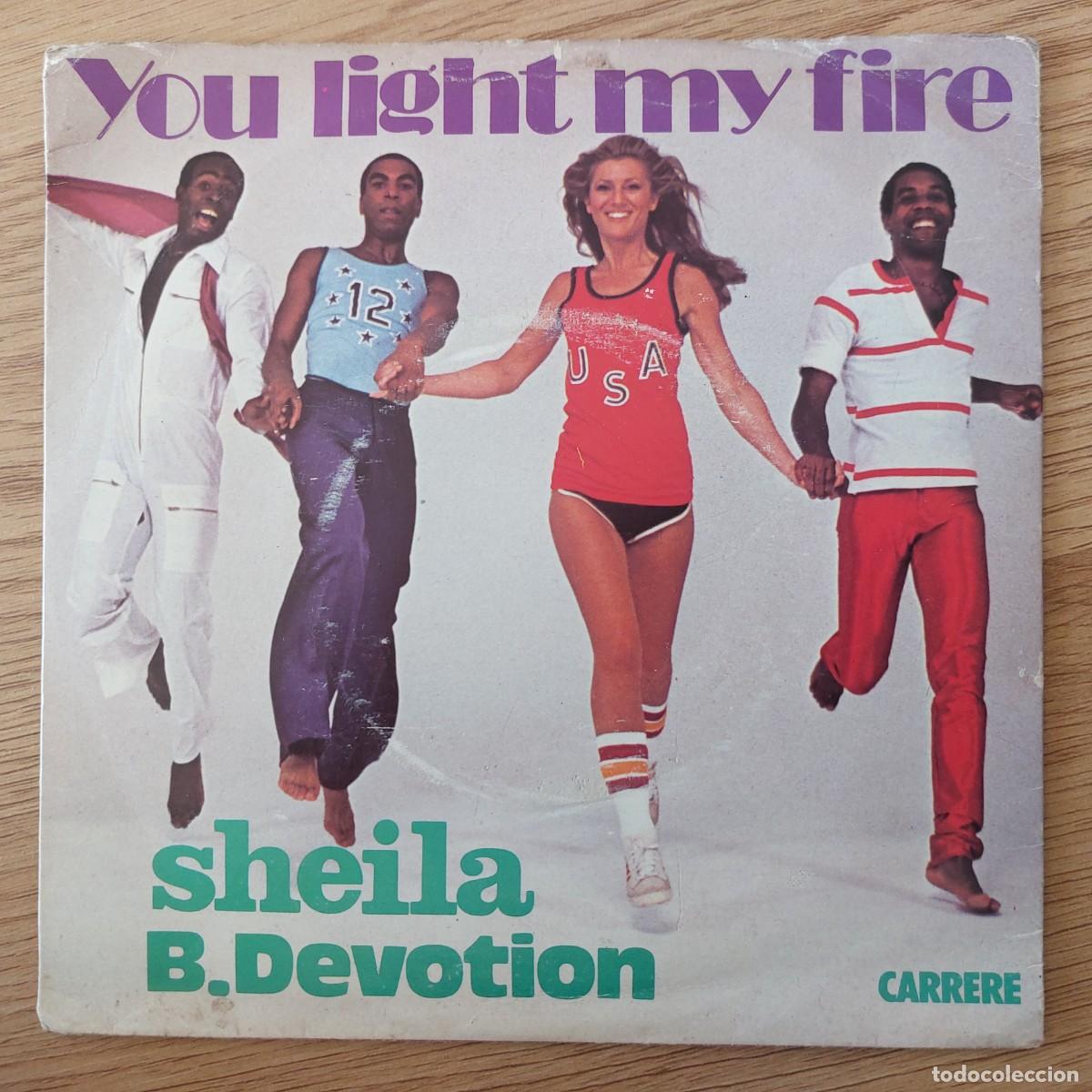 Discos de vinilo: Single - SHEILA B. DEVOTION - YOU LIGHT MY FIRE - Foto 1