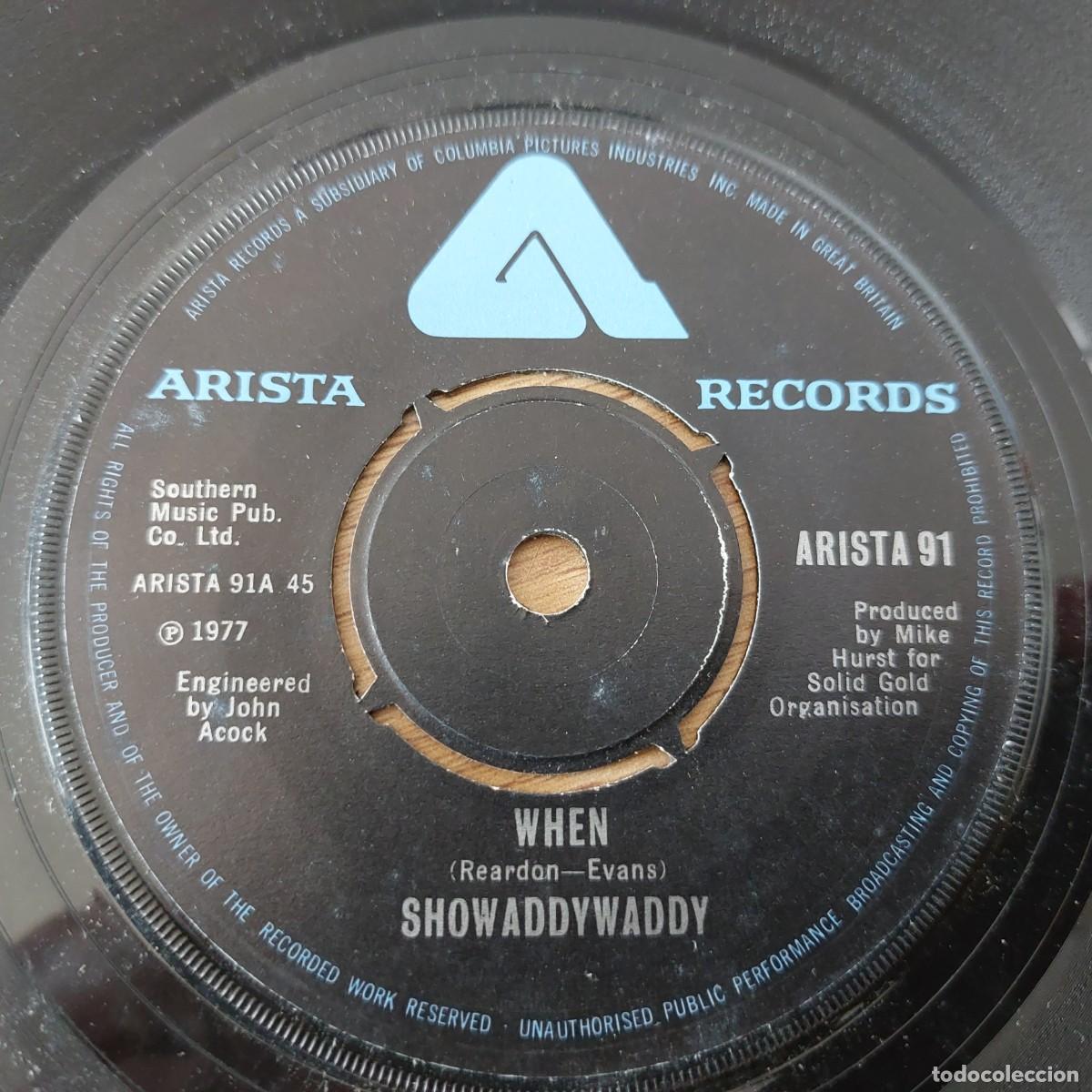 Discos de vinilo: Single - SHOWADDYWADDY - WHEN - Foto 1
