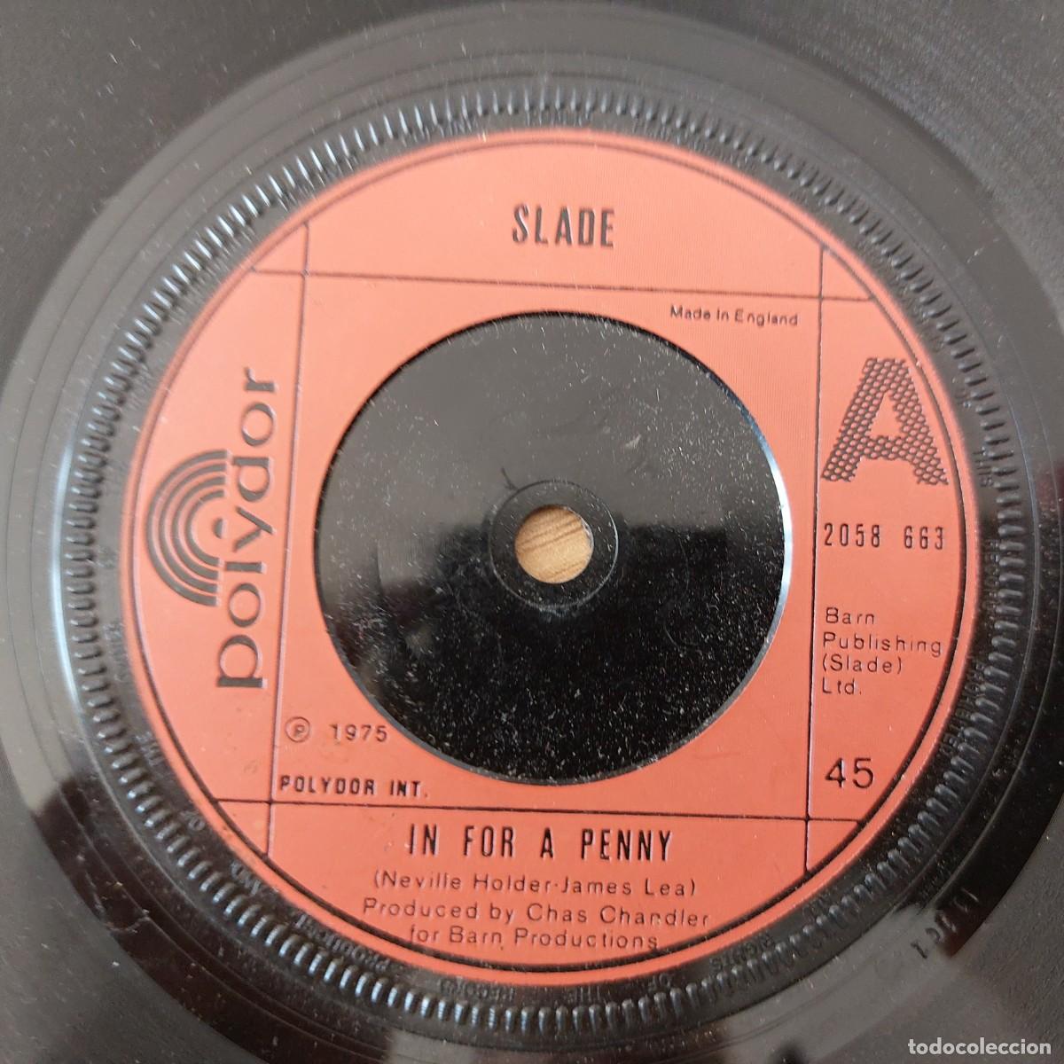 Discos de vinilo: Single - SLADE - IN FOR A PENNY - Foto 1