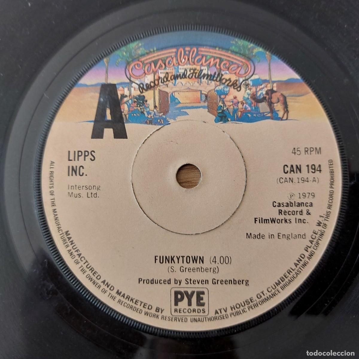 Discos de vinilo: Single - LIPPS INC. - FUNKYTOWN - Foto 1