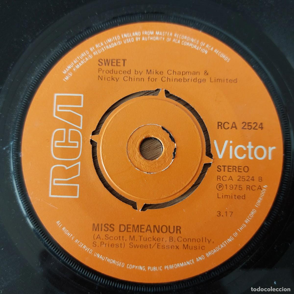 Discos de vinilo: Single - SWEET - MISS DEMEANOUR - Foto 1