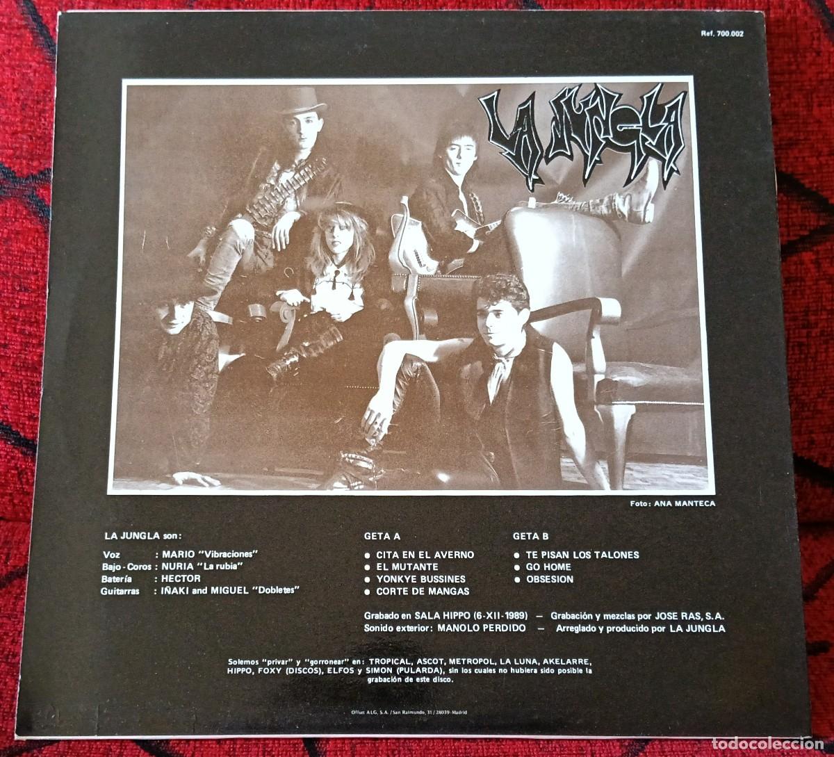 Discos de vinilo: LA JUNGLA ** La Jungla ** VINILO LP 1990 - Foto 2