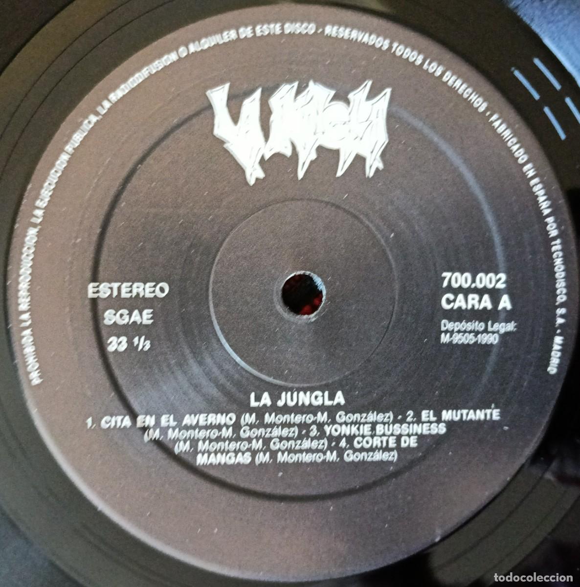 Discos de vinilo: LA JUNGLA ** La Jungla ** VINILO LP 1990 - Foto 3