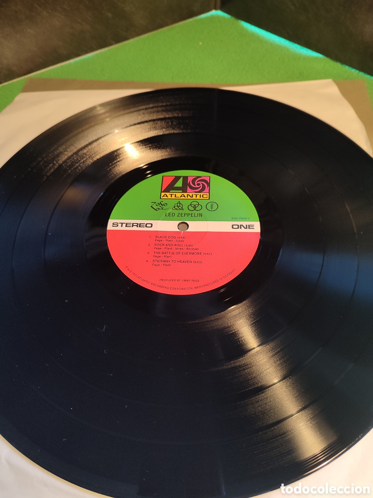 Discos de vinilo: Led Zeppelin - IV th Edici&oacute;n alemana - Foto 3
