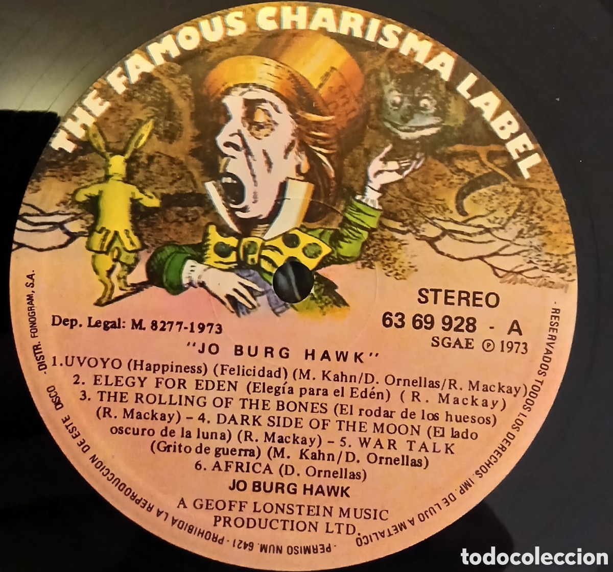 Discos de vinilo: JO BURG HAWK // 1973 Espa&ntilde;a vg++/ex - Foto 2