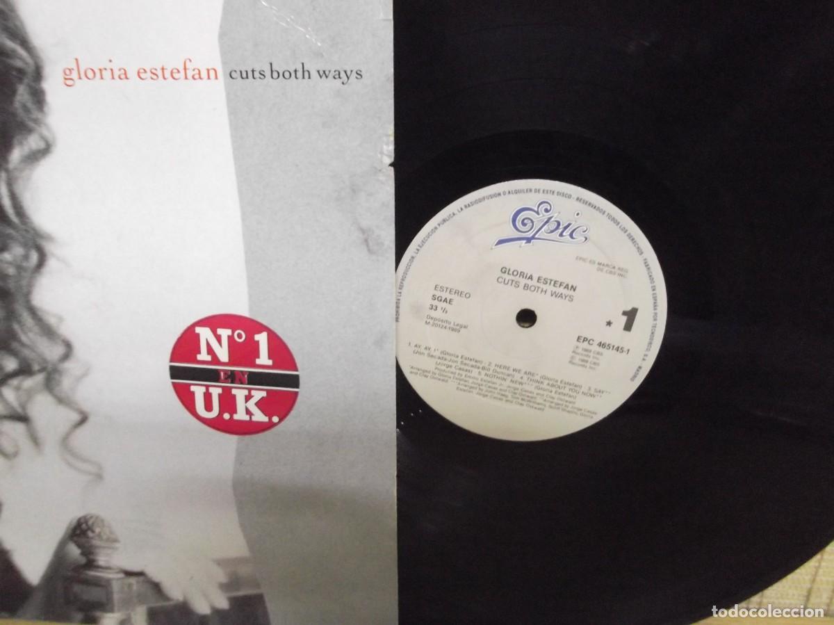 Discos de vinilo: Gloria Estefan -Cuts both ways.Lp vinilo. Epic 1989 - Foto 4