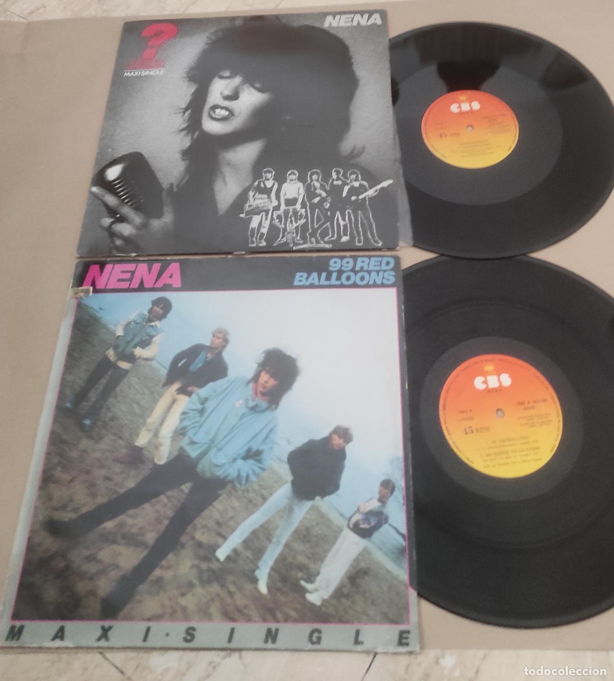 Discos de vinilo: NENA-LOTE DOS MAXIS- INTERROGACION/ 99 RED / - Foto 1