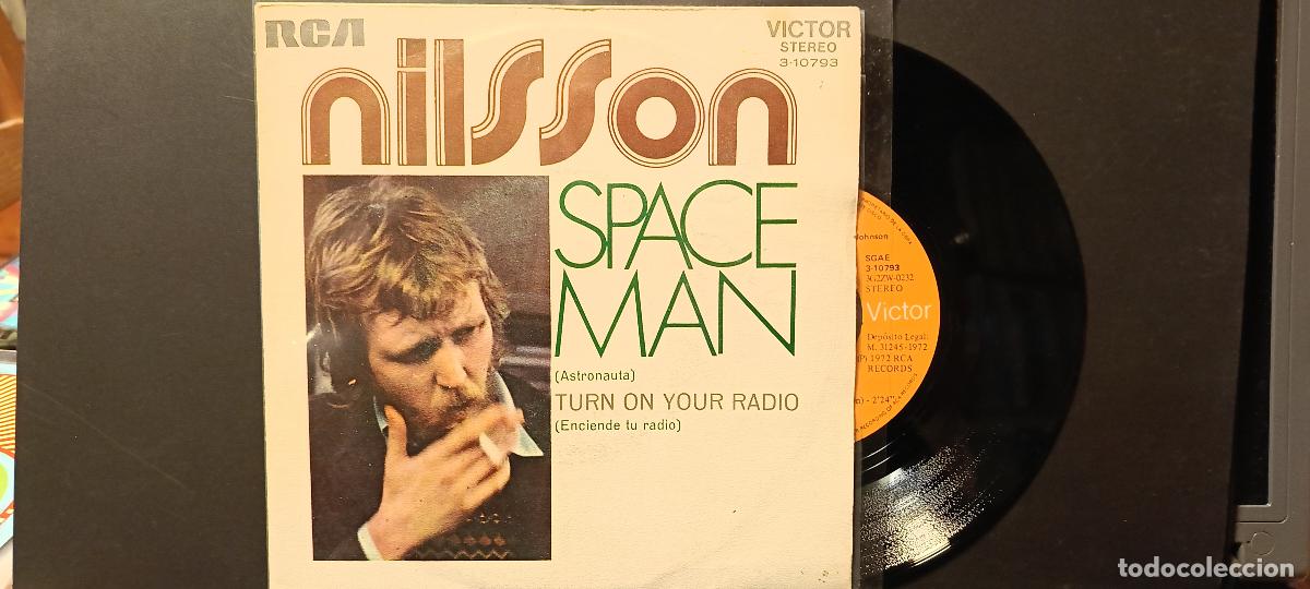Discos de vinilo: NILSSON SPACE MAN SINGLE ESPA&Ntilde;A 1972 PDELUXE - Foto 1
