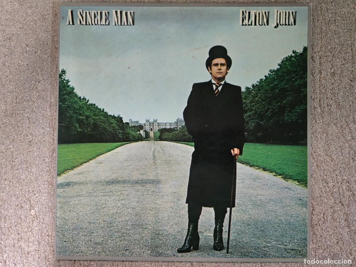 Discos de vinilo: Disco LP Elton John.A Single Man.1978 - Foto 1