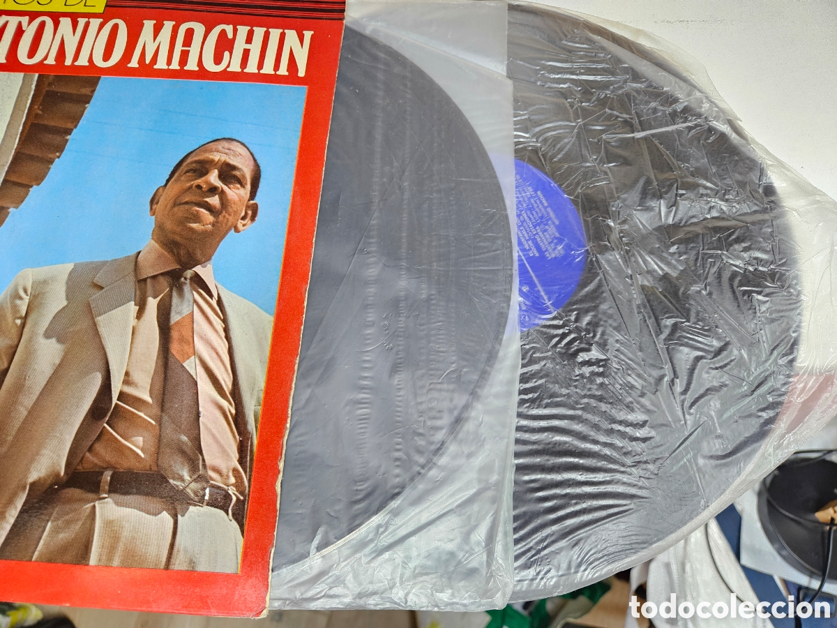 Discos de vinilo: Disco de vinilo &ndash; &Eacute;xitos de Antonio Mach&iacute;n - Foto 4