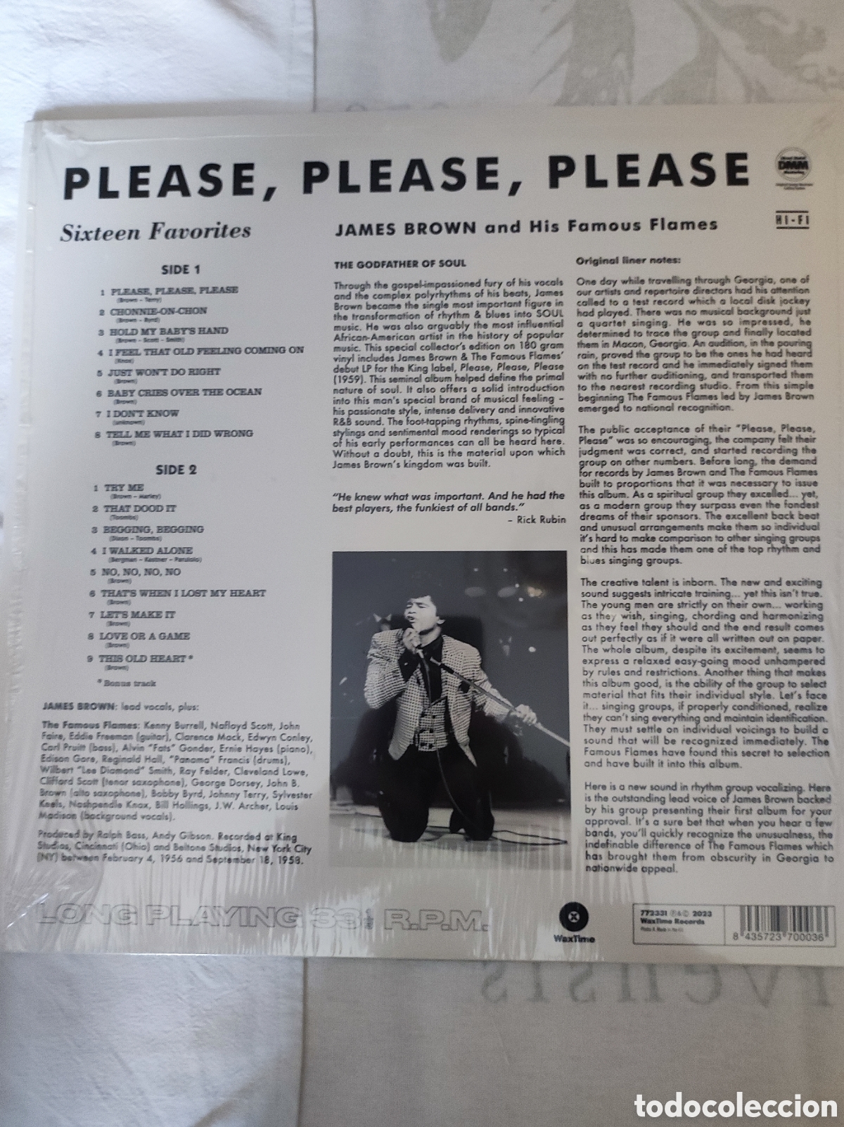Discos de vinilo: JAMES BROWN - PLEASE, PLEASE, PLEASE - Foto 2