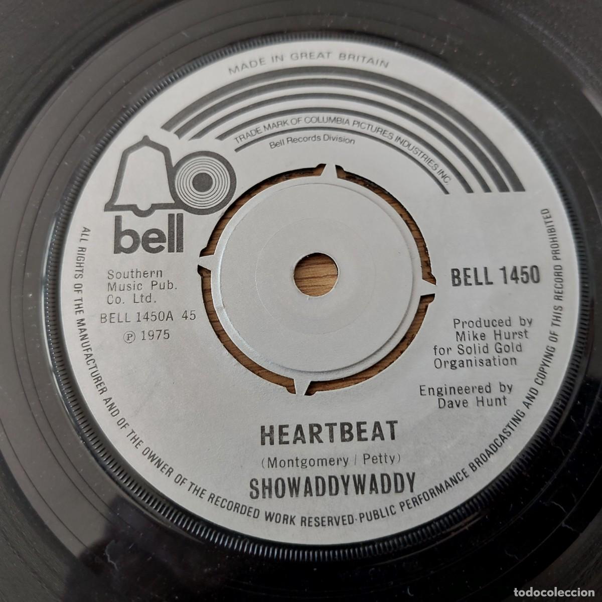 Discos de vinilo: Single - SHOWADDYWADDY - HEARTBEAT - Foto 1