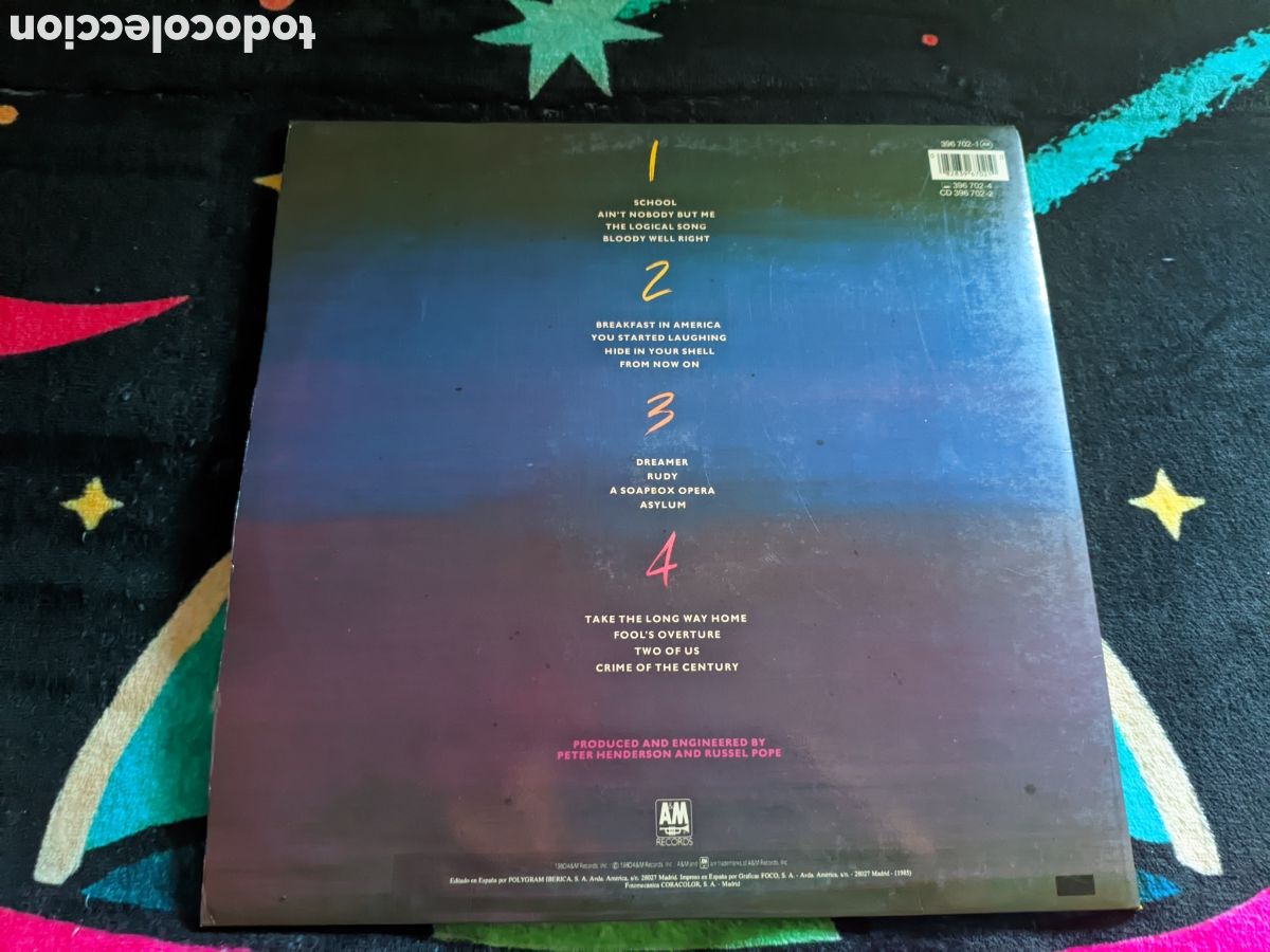 Discos de vinilo: // Supertramp &ndash; Paris - A&M Espa&ntilde;a 1980,2LPs gatefold - Foto 2