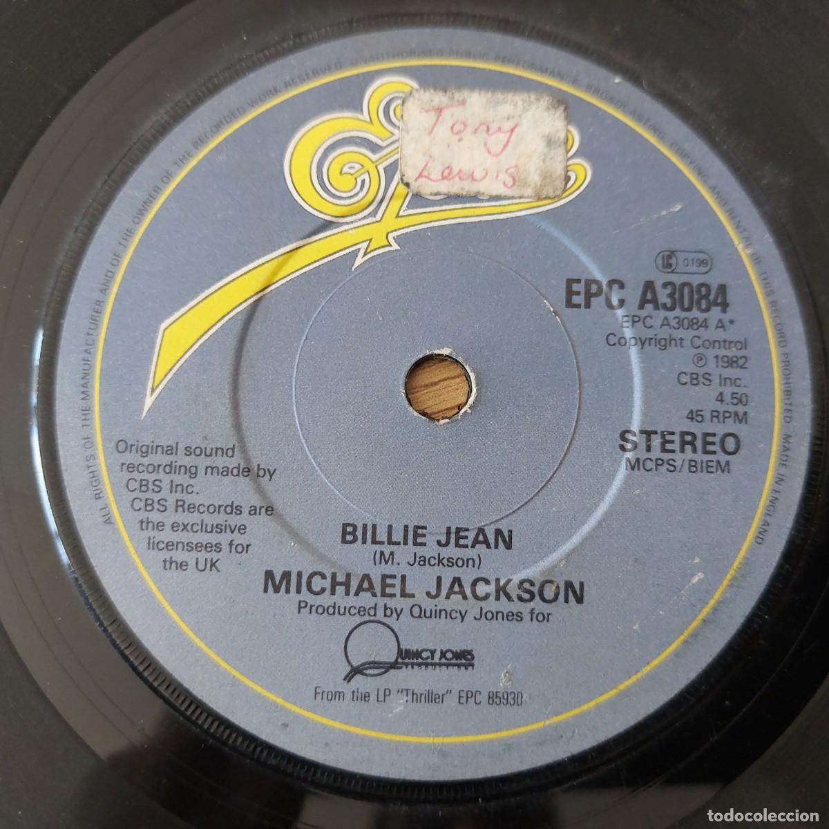 Discos de vinilo: Single - MICHAEL JACKSON - BILLIE JEAN - Foto 1