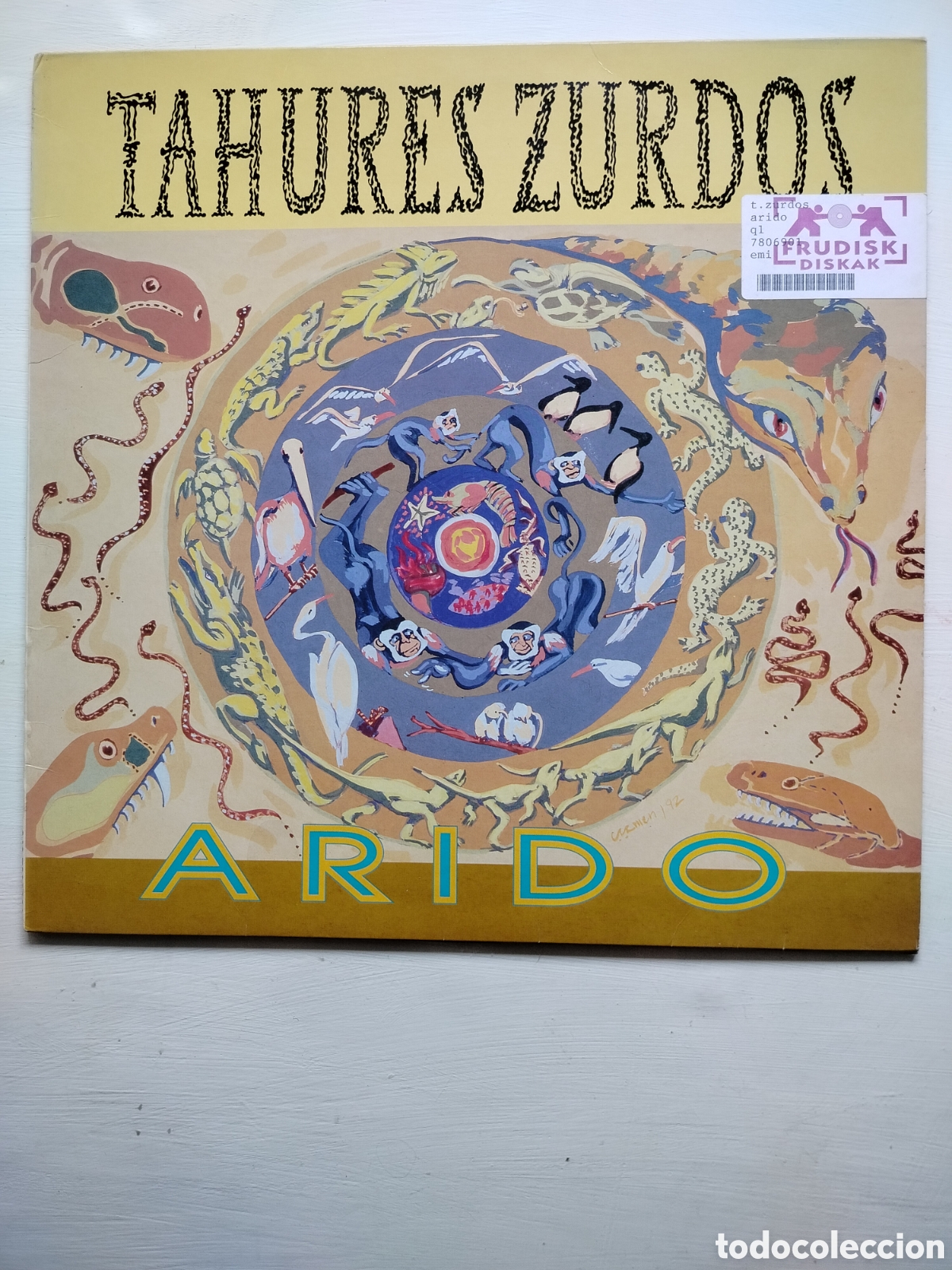 Discos de vinilo: Tah&uacute;res Zurdos LP &Aacute;rido - Foto 1